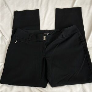 White House Black Market Women's Black stretch pants “Blanc” 8R